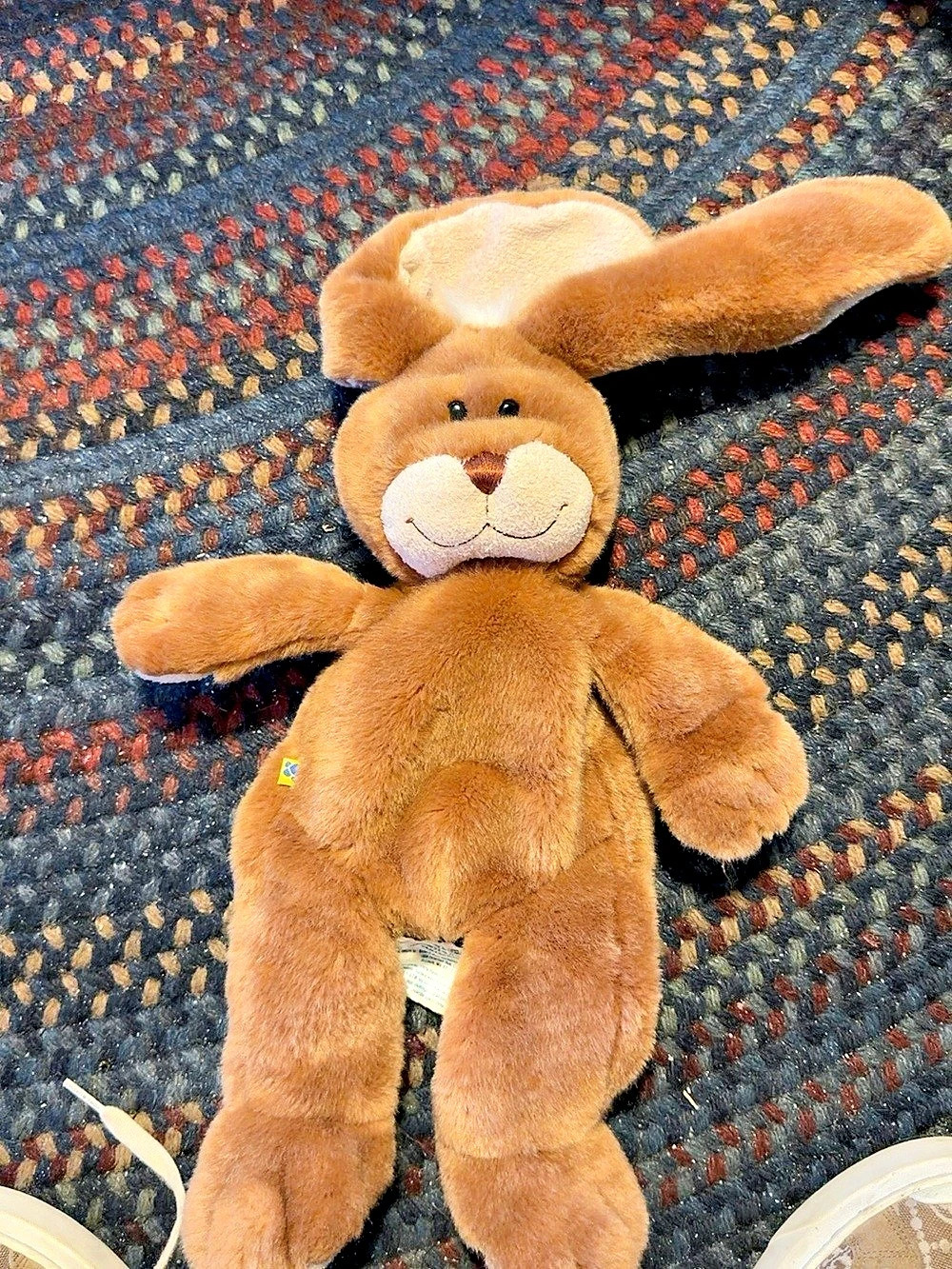 Vintage Build A Bear Brown Bunny Rabbit UNSTUFFED Skin Floppy Ears Early BABW